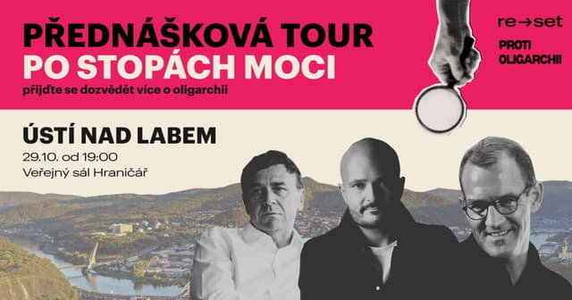 Fotografie k akci Po stopách moci: Přednáška o oligarchii