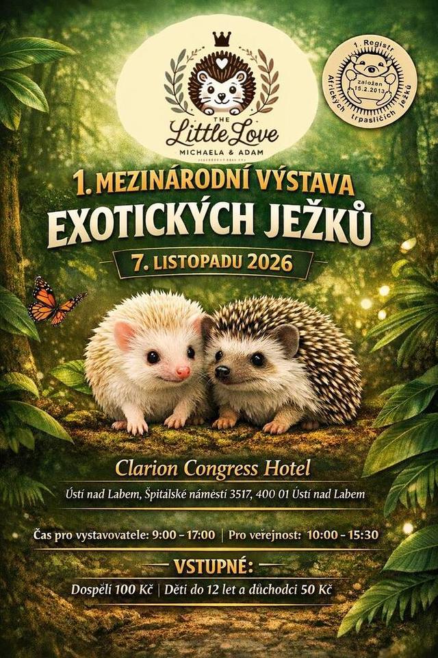 Fotografie k akci 1. Mezinárodní Výstava Exotických Ježků